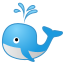 🐳 spouting whale display on Github