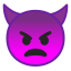 👿 angry face with horns display on Github