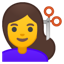 💇 person getting haircut display on Github