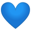 💙 blue heart display on Github