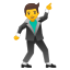 🕺 man dancing display on Github