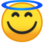 😇 smiling face with halo display on Github