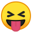 😝 squinting face with tongue display on Github