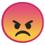 😠 angry face display on Github