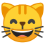 😸 grinning cat with smiling eyes display on Github