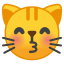 😽 kissing cat display on Github