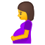 🤰 pregnant woman display on Github