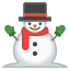 ⛄ snowman without snow display on Github