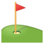 ⛳ flag in hole display on Github