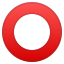 ⭕ hollow red circle display on Github