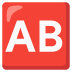 🆎 AB button (blood type) display on Google