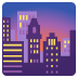 🌆 cityscape at dusk display on Google