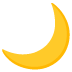 🌙 crescent moon display on Google