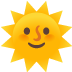 🌞 sun with face display on Google