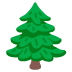 🌲 evergreen tree display on Google