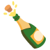 🍾 bottle with popping cork display on Google