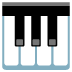 🎹 musical keyboard display on Google