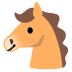 🐴 horse face display on Google