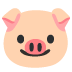 🐷 pig face display on Google