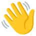 👋 waving hand display on Google