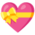 💝 heart with ribbon display on Google