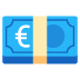 💶 euro banknote display on Google