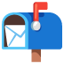 📬 open mailbox with raised flag display on Google