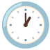 🕐 one o’clock display on Google