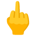 🖕 middle finger display on Google