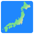 🗾 map of Japan display on Google