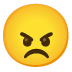 😠 angry face display on Google