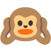 🙉 hear-no-evil monkey display on Google