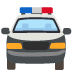 🚔 oncoming police car display on Google