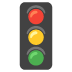 🚦 vertical traffic light display on Google