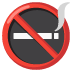 🚭 no smoking display on Google