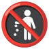 🚯 no littering display on Google