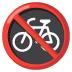 🚳 no bicycles display on Google