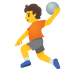 🤾 person playing handball display on Google