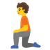 🧎 person kneeling display on Google