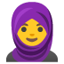 🧕 woman with headscarf display on Google