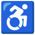 ♿ wheelchair symbol display on Google