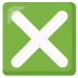 ❎ cross mark button display on Google