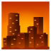 🌆 cityscape at dusk display on JoyPixels