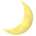 🌙 crescent moon display on JoyPixels