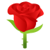 🌹 rose display on JoyPixels