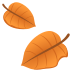 🍂 fallen leaf display on JoyPixels