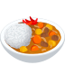 🍛 curry rice display on JoyPixels