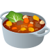 🍲 pot of food display on JoyPixels