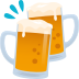 🍻 clinking beer mugs display on JoyPixels