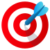 🎯 bullseye display on JoyPixels